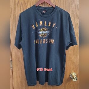 Genuine Harley-Davidson Black T-Shirt for Men XL